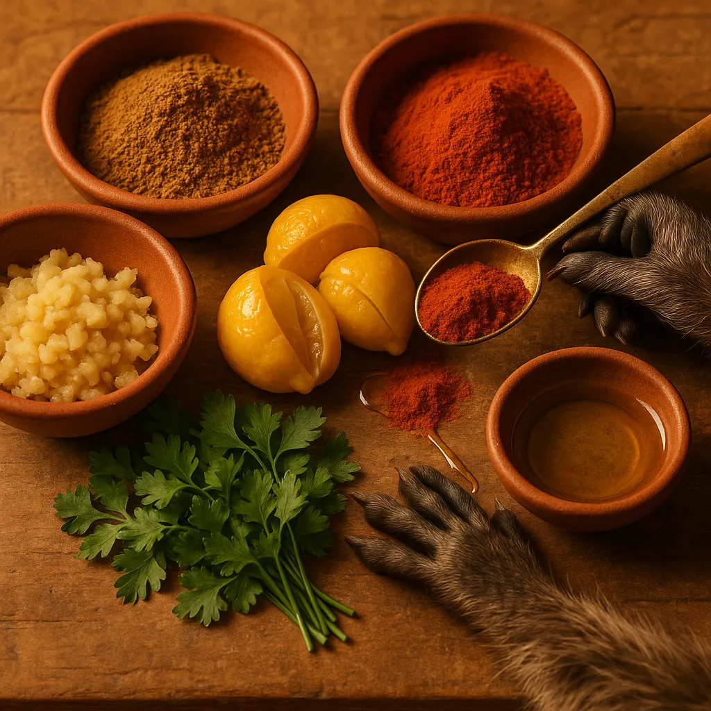 Moroccan spice preparation