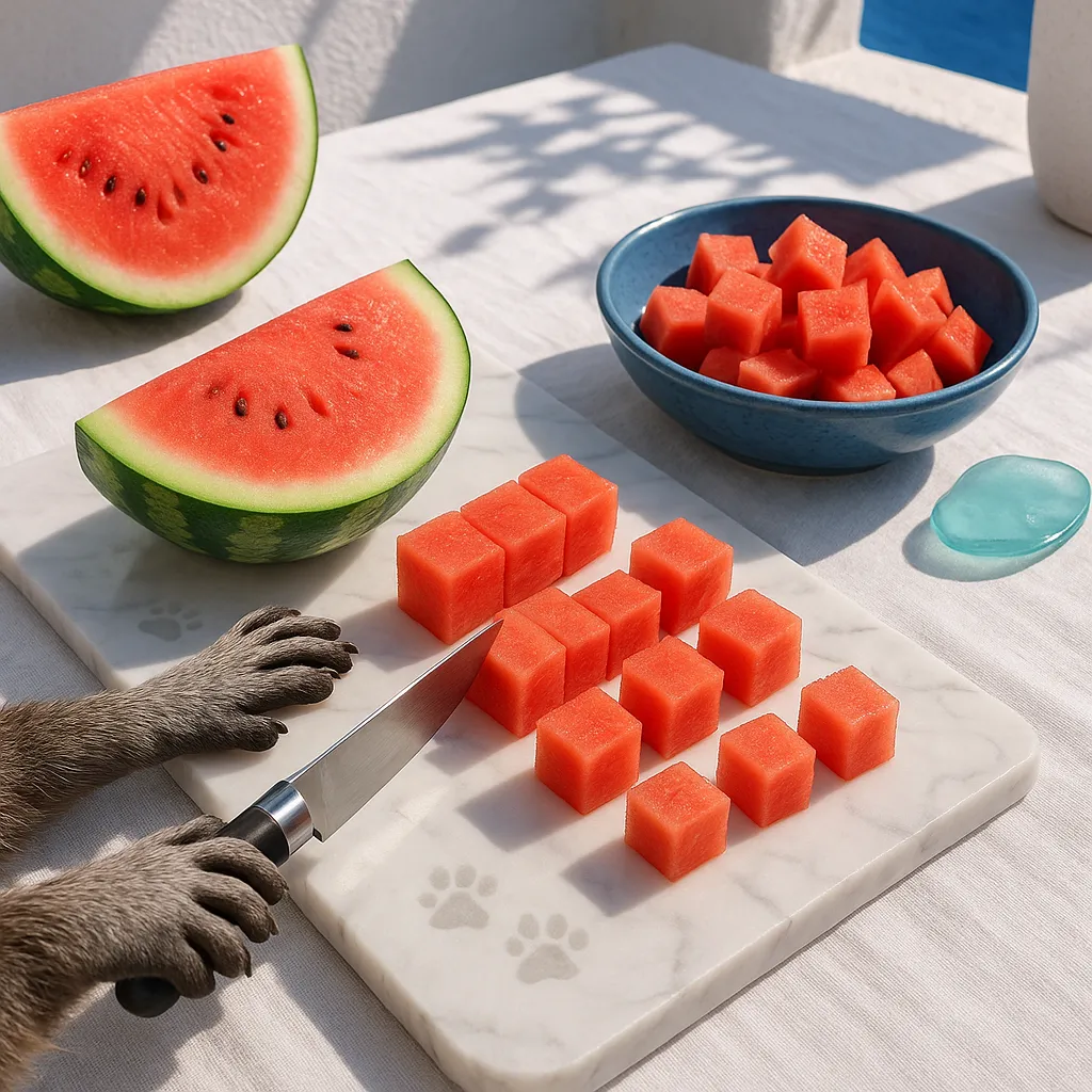Watermelon preparation process