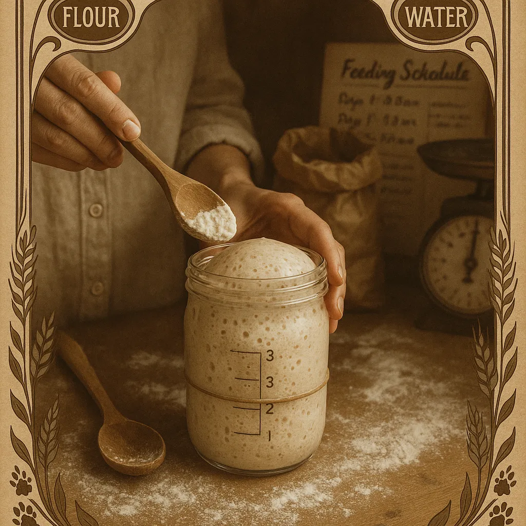 Sourdough starter maintenance